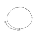 Heart Love Stars Beads Chain Pendant Anklet